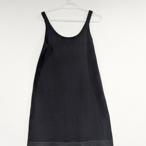 Eileen Fisher Sleeveless Tank Dress with Stitching Details Black Size XS - Picture 2 of 3
